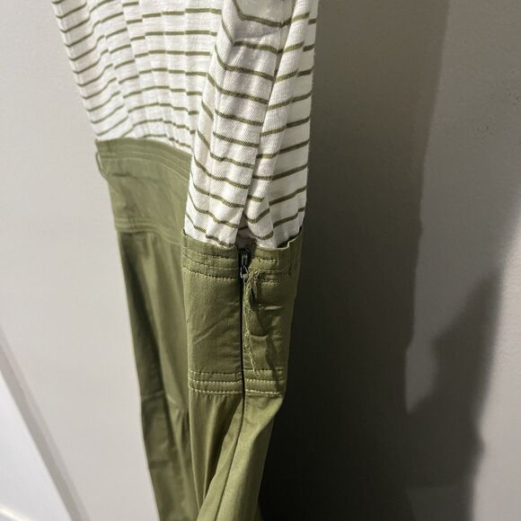 Veronica‎ Beard Trail Striped Tiered Midi Dress Women’s Medium Pima Cotton - Picture 5 of 9